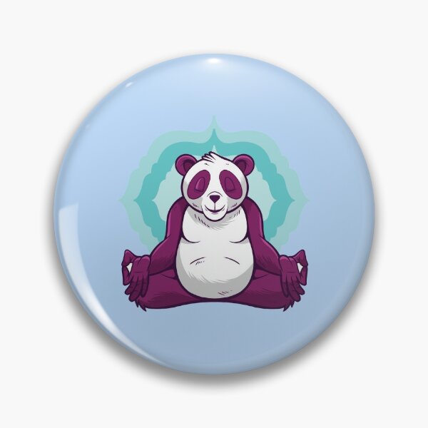Item preview, Panda bear meditating designed and sold by DerSenat.