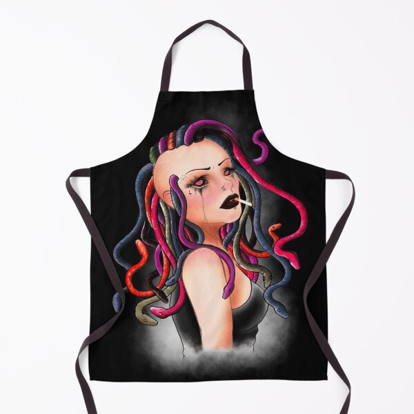 Item preview, Goth Medusa Red designed and sold by Mush Town .