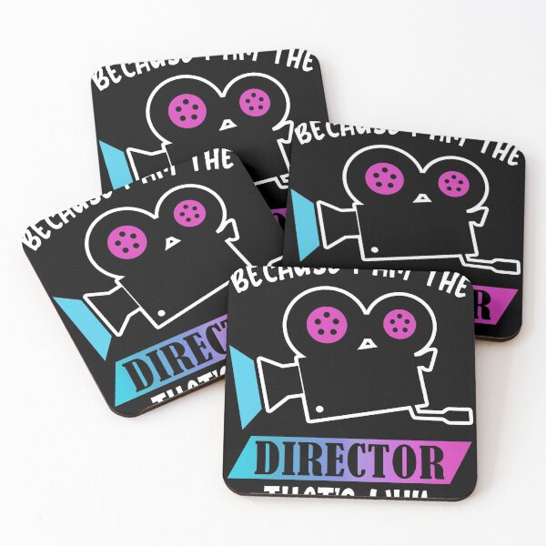 Item preview, Because I Am The Director That Is Why gift, Movie Maker gift print designed and sold by Lisbob.