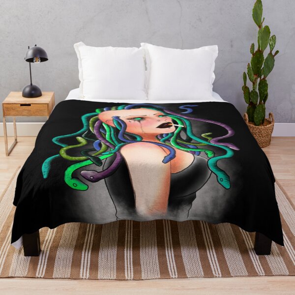 Item preview, Goth Medusa Turqoise designed and sold by Mush Town .