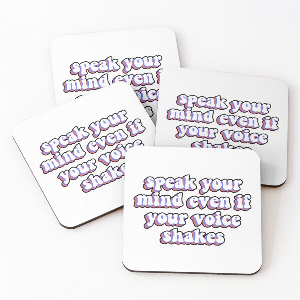 Item preview, speak your mind even if your voice shakes rbg designed and sold by JOPB.