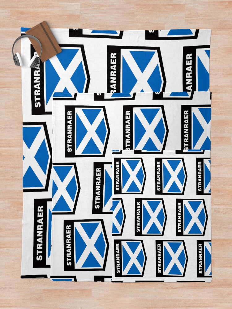 Aperçu 5 sur 6. Plaid avec l'œuvre Stranraer Scotland créée et vendue par Grayforth.