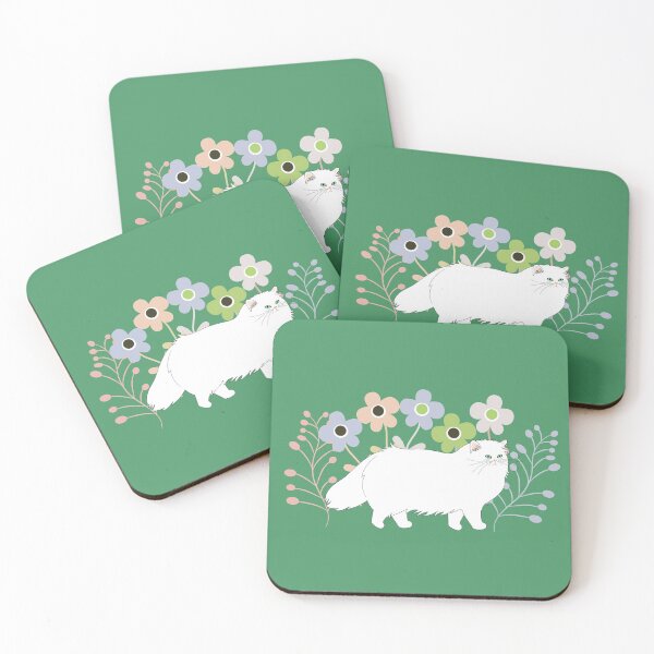 Item preview, Gato persa en un jardín designed and sold by lulululupaint.