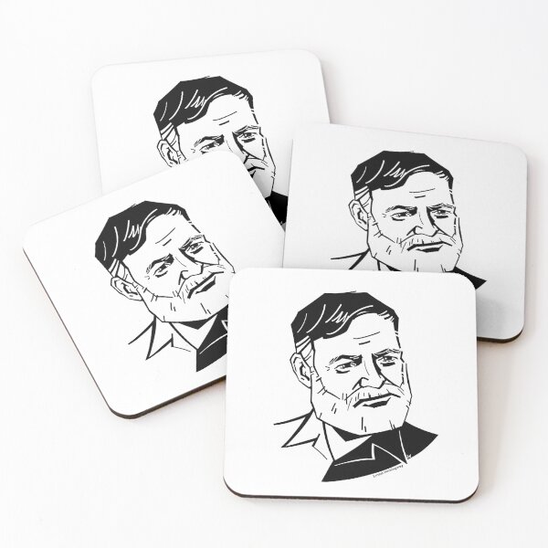 Item preview, Ernest Hemingway designed and sold by Irina Ivanova.