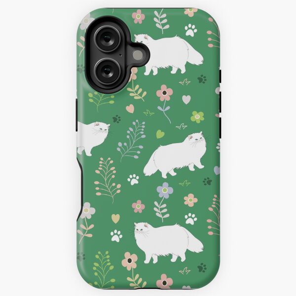 Item preview, Persian Cat in a Garden designed and sold by lulululupaint.