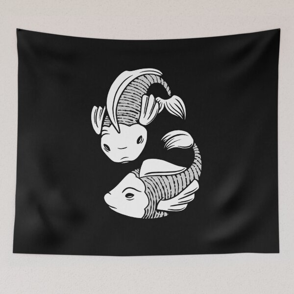 Item preview, Pisces black and white designed and sold by DerSenat.
