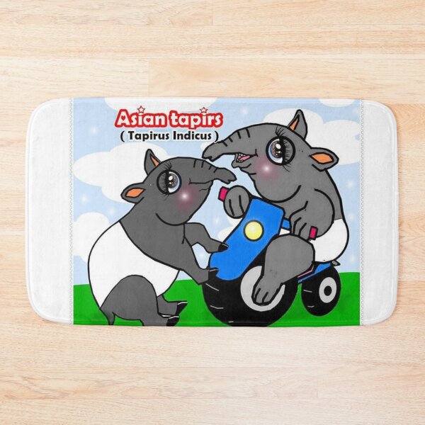 Item preview, Cute Animal - Asian Tapirs  designed and sold by Shirley cute art .