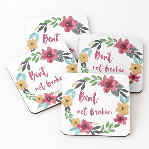 Item preview, Bent not broken floral design designed and sold by hopescoliosis.