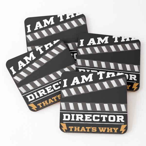Item preview, Because I Am The Director That Is Why gift, Movie Maker gift print designed and sold by Lisbob.