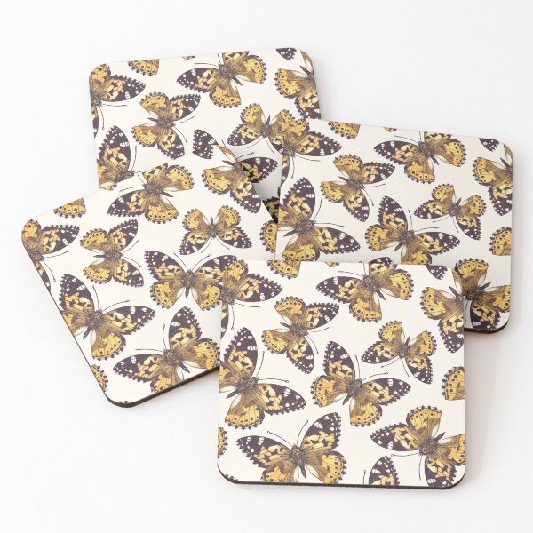 Item preview, Painted lady butterfly pattern designed and sold by Katerina Mitkova Kirilova.
