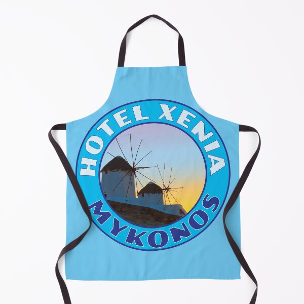Item preview, Hotel Xenia Mykonos Suitcase Sticker designed and sold by travelwitheric.