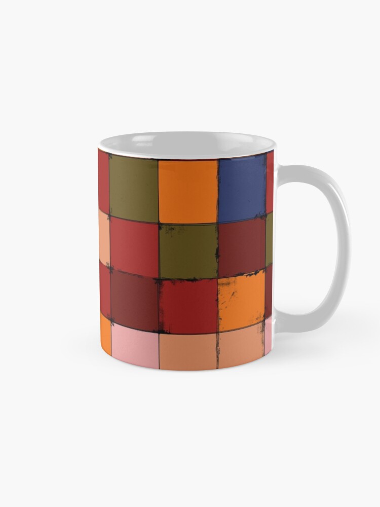 Alternate view of Winter Checkboard Mug