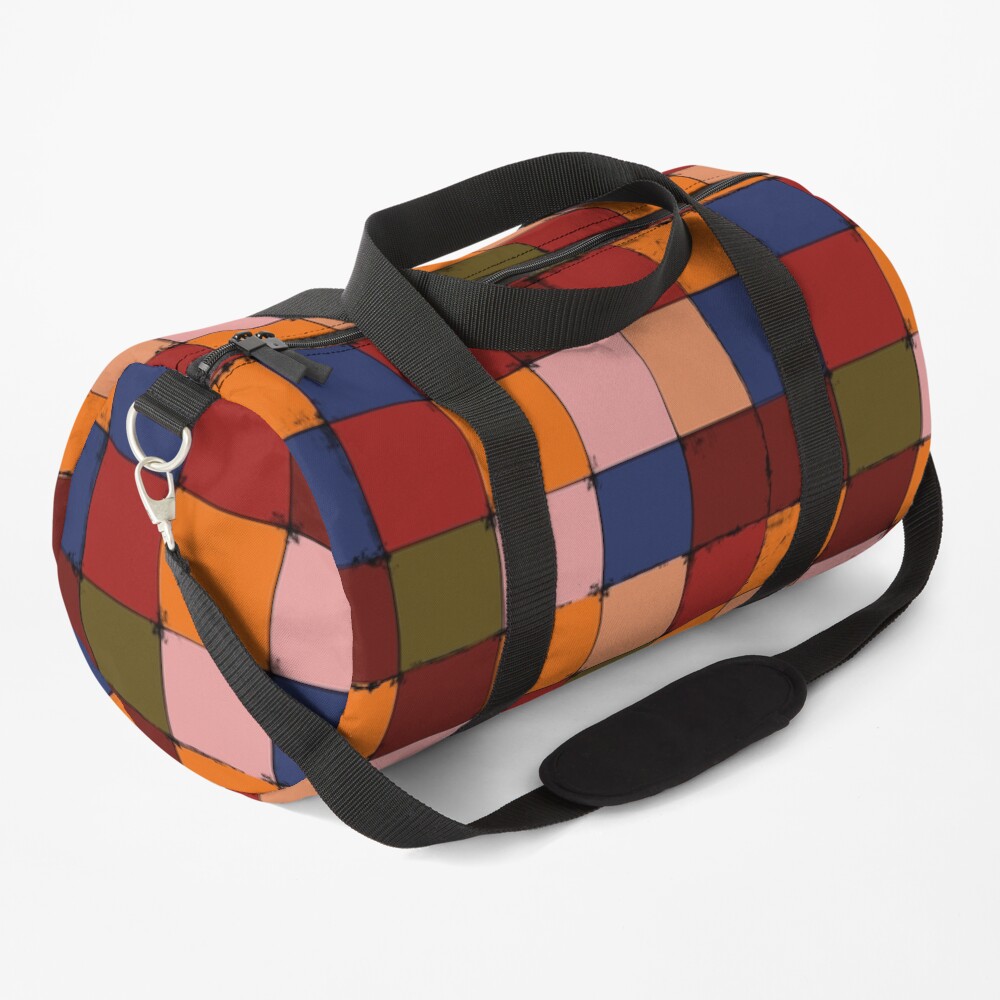 Winter Checkboard Duffle Bag