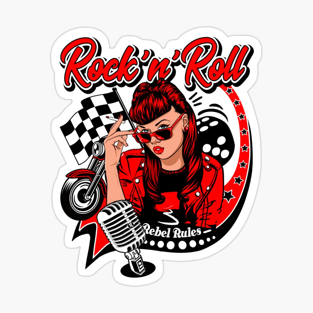 Rockabilly Rules - Rockabilly Lifestyle - Sticker