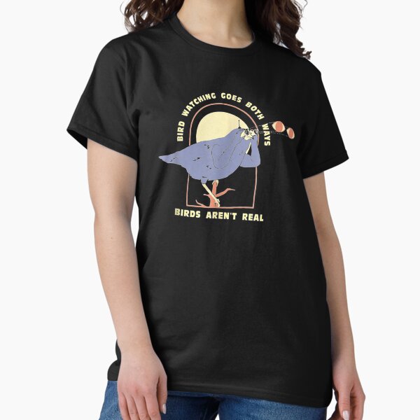 Vista previa del artículo con la obra «La observación de aves va en ambos sentidos Amante de las aves», diseñado y vendido por GillesBoffrand.