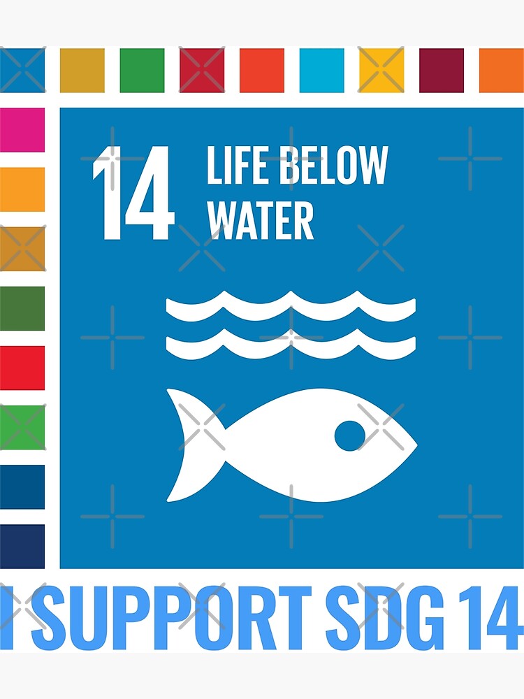 I support SDG 14 - Life Below Water Premium Matte Vertical Poster sold ...