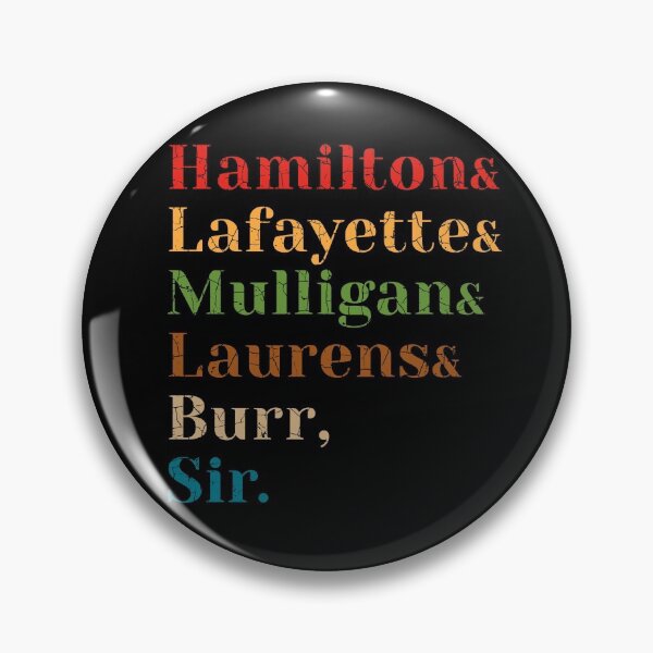 Item preview, Hamilton, Lafayette, Mulligan, Laurens, Burr, Sir designed and sold by aksh-store.