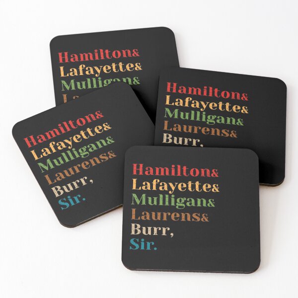 Item preview, Hamilton, Lafayette, Mulligan, Laurens, Burr, Sir designed and sold by aksh-store.