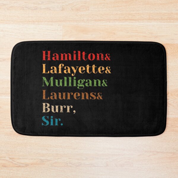 Item preview, Hamilton, Lafayette, Mulligan, Laurens, Burr, Sir designed and sold by aksh-store.