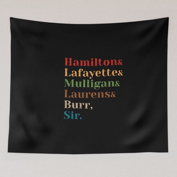 Item preview, Hamilton, Lafayette, Mulligan, Laurens, Burr, Sir designed and sold by aksh-store.