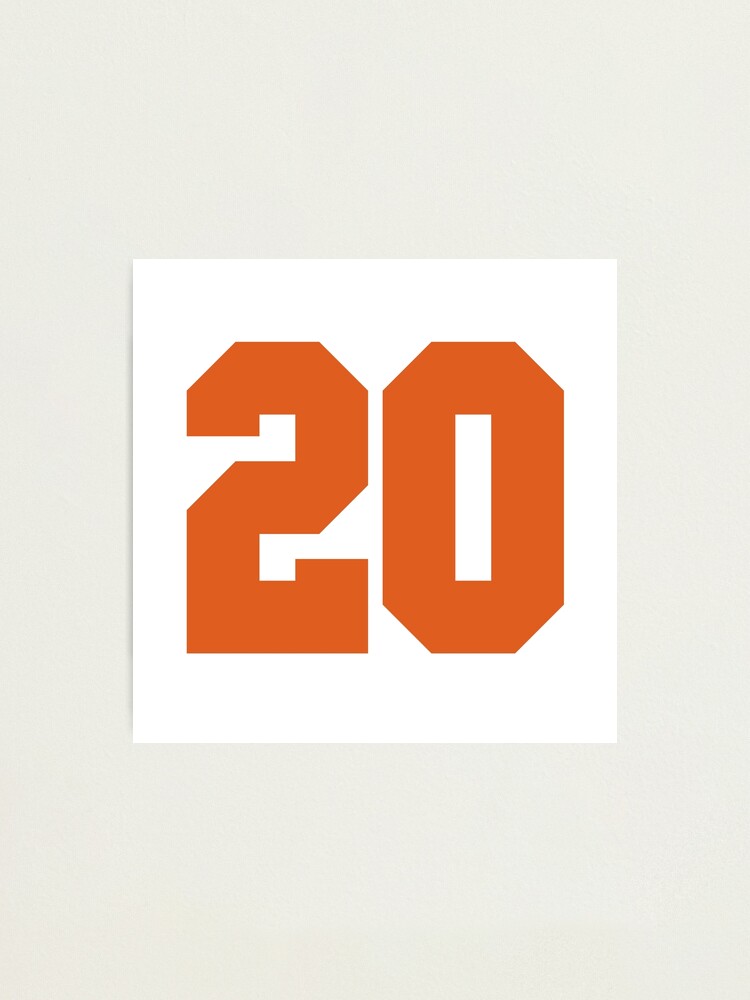 75 Number Cleveland Sports Seventy-Five Brown Jersey Sticker for Sale by  HelloFromAja