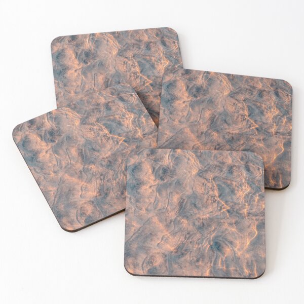 Item preview, Softly Painting Abstracts - Joyful Water Play in Rose Gold designed and sold by Georgia Mizuleva.
