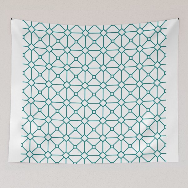 Item preview, Mash Design Pattern modern style_dark cyan_blue green designed and sold by Brontorino.