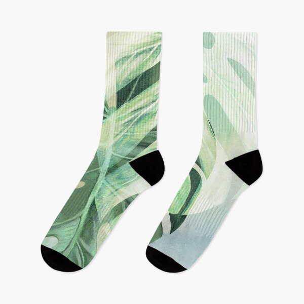 Item preview, Monstera Leaf Abstract Design designed and sold by Anne-Marie Bloor.