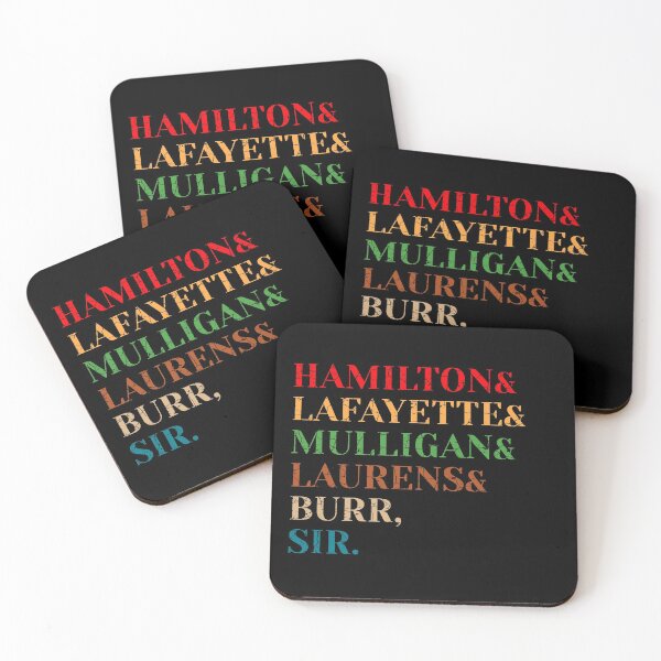 Item preview, HAMILTON, LAFAYETTE, MULLIGAN, LAURENS, BURR, SIR designed and sold by aksh-store.