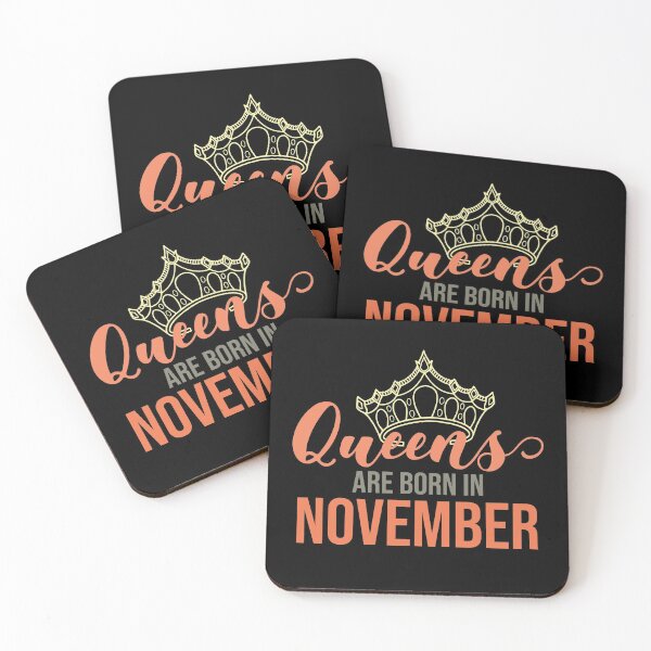 Item preview, Queens are born in November designed and sold by PlusAdore.