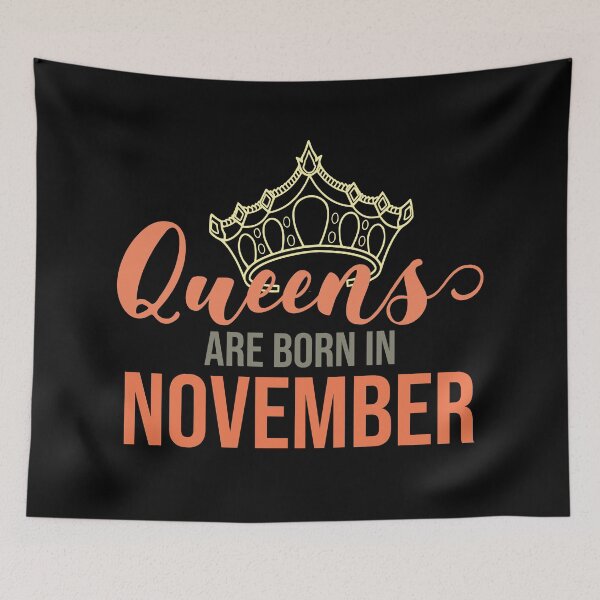 Item preview, Queens are born in November designed and sold by PlusAdore.