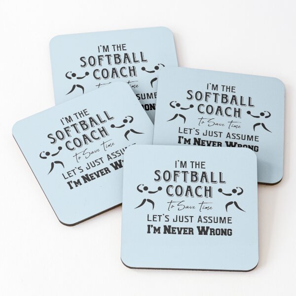 Item preview, Softball Coach Gift designed and sold by VibrantGifts.