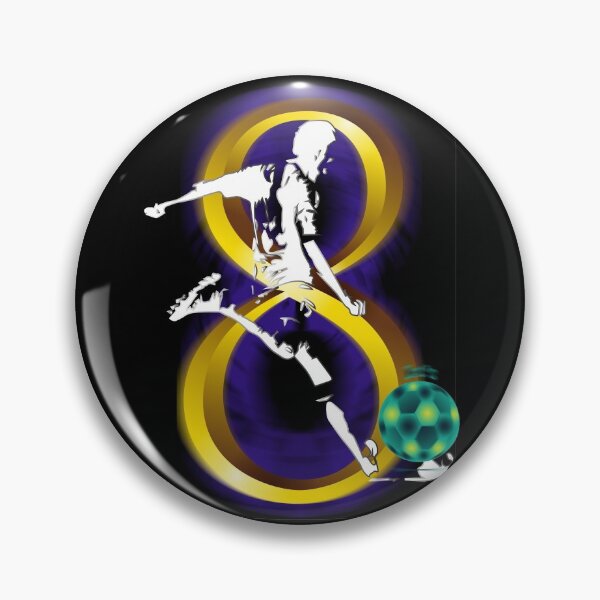 Item preview, Soccer Player and Players Lucky Number Eight designed and sold by SueSakpal.