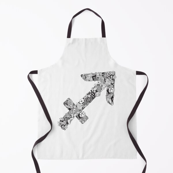 Item preview, Sagittarius Zodiac Sign | Black and white | Floral pattern designed and sold by hayleylauren.