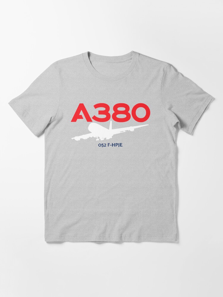 Alternate view of Airbus A380 052 F-HPJE (White) Essential T-Shirt