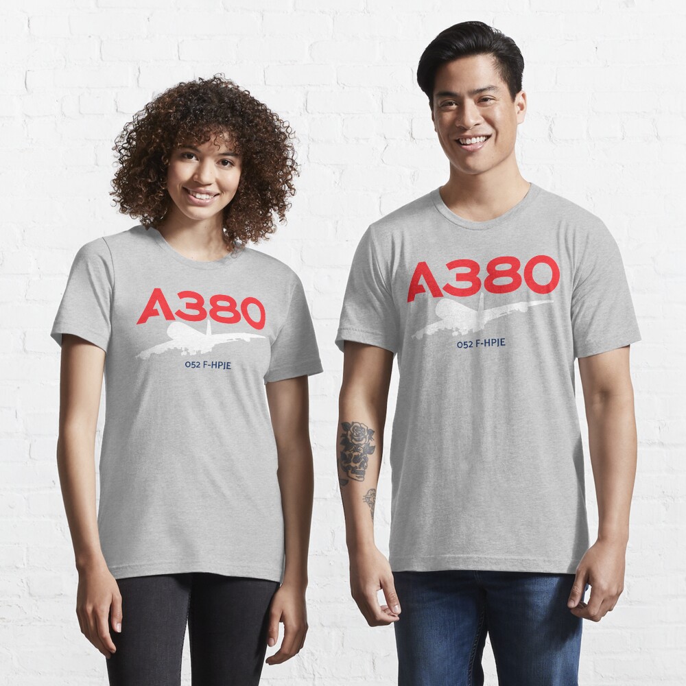 Airbus A380 052 F-HPJE (White) Essential T-Shirt