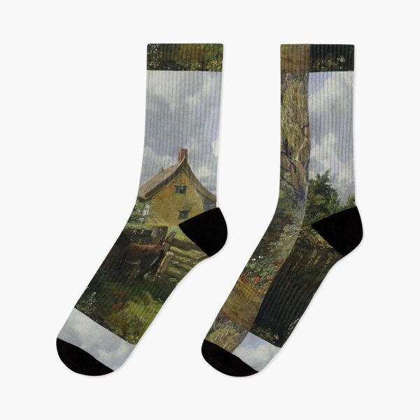 Item preview, Donkey by a farmhouse  Landscape art - John Constable designed and sold by Vintage Designs +.