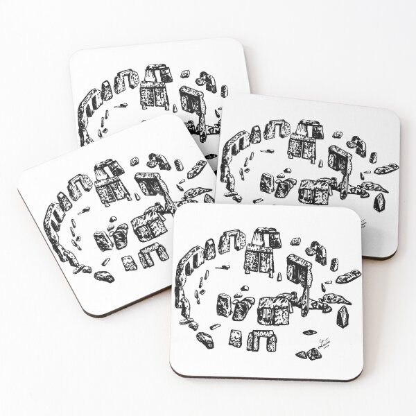 Item preview, STONEHENGE - INK PAINTING.1 designed and sold by lautir.