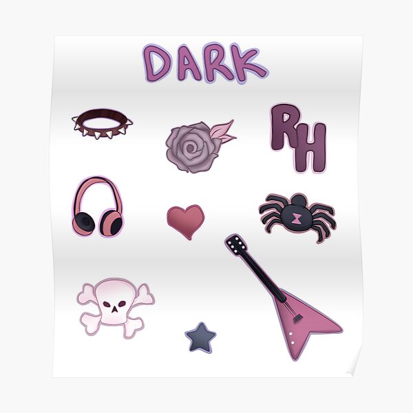 Royale High Posters Redbubble - roblox art of the darkness heart