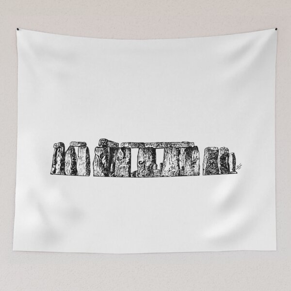 Item preview, STONEHENGE - INK PAINTING.2 designed and sold by lautir.