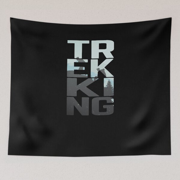 Item preview, Trekking Hiking Mountain Camping Hike designed and sold by RJ-Art.
