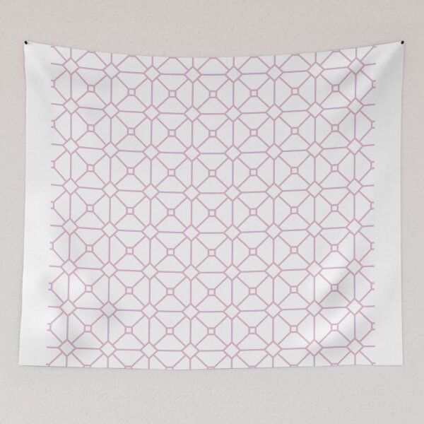 Item preview, Mash Design Pattern modern style_very soft pink on white background designed and sold by Brontorino.