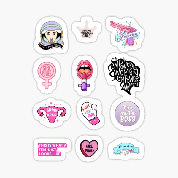 Bloom Female Empowerment Sticker Pack