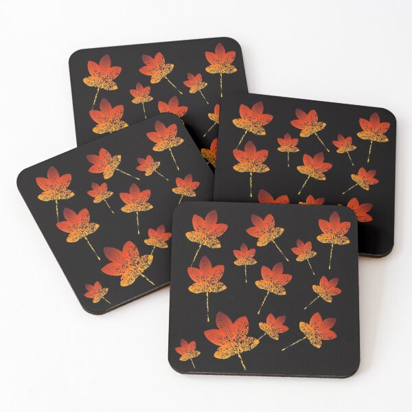 Item preview, Maple leaves autumn pattern designed and sold by crikz.