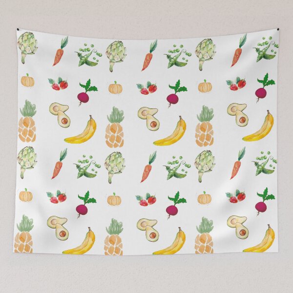 Item preview,  Watercolor Vegetables And Fruits Collection Pack designed and sold by delinscious.