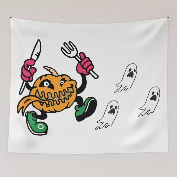 Item preview, Certified pumpkin eating ghost designed and sold by MousaObaid.