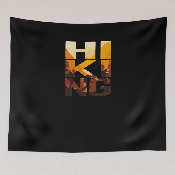 Item preview, Hiking Trekking Mountain Camping Hike designed and sold by RJ-Art.