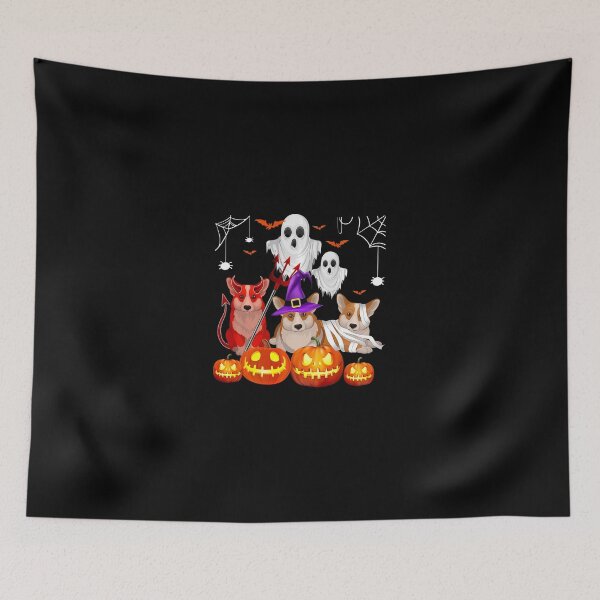 Item preview, Corgi Dogs Witch Demon Satan Halloween designed and sold by DoreskyDavid.