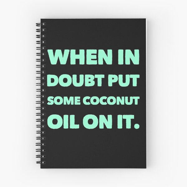 Item preview, When In Doubt Put Some Coconut Oil On It  designed and sold by Elena's Shop.