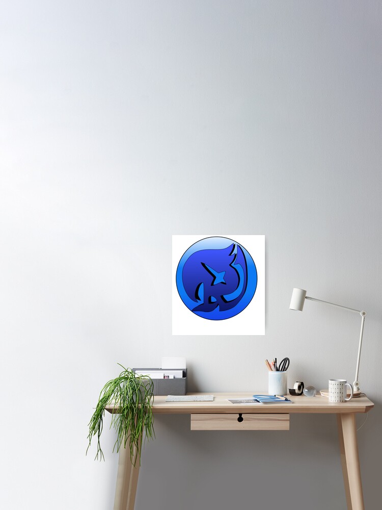 Raven Tail Guild Symbol From Fairy Tail Poster By Shinterd Redbubble